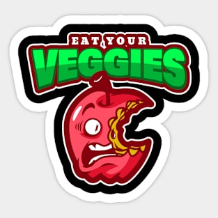 Eat Your Veggies Sticker